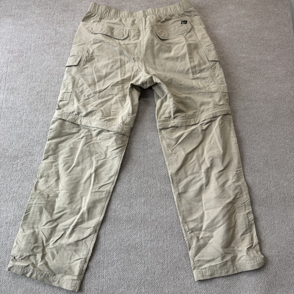 Vtg The North Face Mens Large Spell Out Belted Convertible Cargo Pants Shorts - Picture 9 of 11